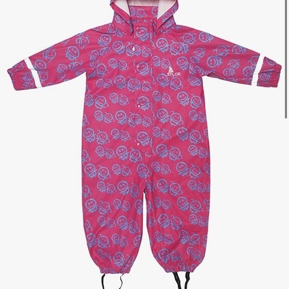 NWT Orline Pro Girls Reflective Rain Suit Size 92/2Yr - Picture 1 of 8